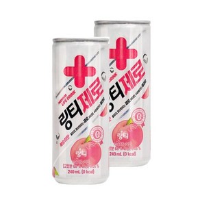 링티제로캔 복숭아맛 240ml X 12캔, 12개