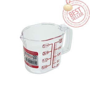 투명계량컵 200ml 일본 베이킹 눈금 플라스틱, 상품선택