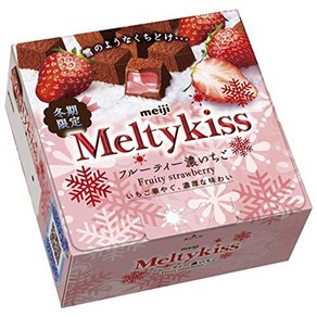 메이지 meiji 멜티 키스 프루티 진한 딸기 56g×5개, 5개, 56g