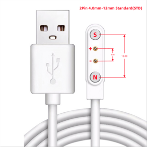 스마트 워치 착즙기 써모 컵 이어폰 기기용 마그네틱 충전 케이블USB 도크 충전기 전원 어댑터2 핀4 핀5