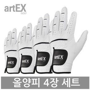 [artEX] 아텍스 골프장갑 올양피 남성용 / 4장세트