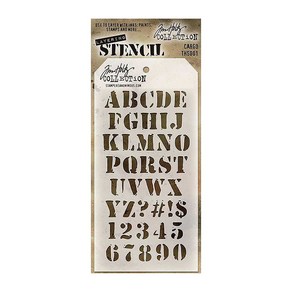 공예몰 TIM HOLTZ LAYERED STENCIL 스텐실 도안, THS001 Cago, 1개