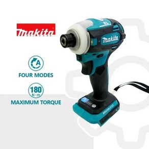 Makita 무선 임팩트 드라이버 LXT 18V BL 브러시리스 전동 공구 모터 전기 드릴 목재 볼트 T-모드 충전식 DTD172 180NM, 1) Blue, 1개