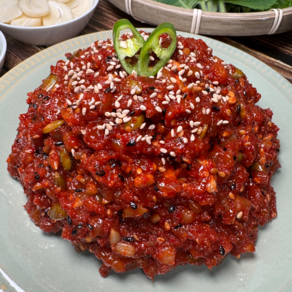 올바른식품 비빔 씨앗젓갈 오징어 낙지 청어알, 1개, 1kg