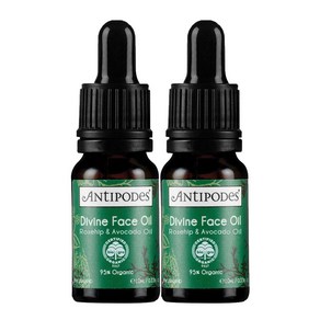 앤티퍼디(Antipodes) 앤티퍼디 아보카도 & 로즈힙 디바인 페이스 오일 10ml X 2개, 1세트, 20ml