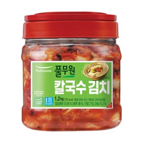 풀무원 칼국수 김치 PET, 1개, 1.2kg