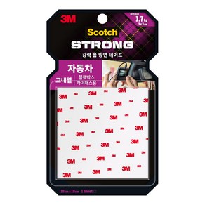 3M 스카치 블랙박스 고내열 양면 테이프 10 x 10cm