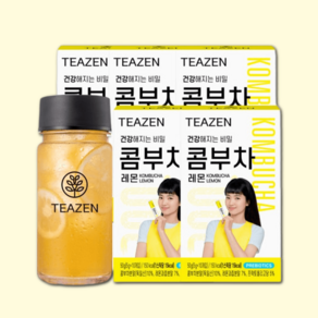 티젠 콤부차 레몬 10스틱 x 5개 + 보틀, 50g, 10개입