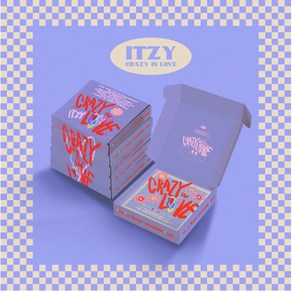 개봉앨범 포토카드 없음 ITZY (있지) - The 1st Album CRAZY IN LOVE, 있지