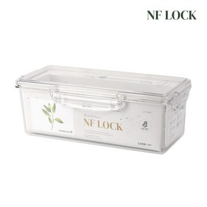 NF LOCK 엔에프락 직사각 트라이탄 밀폐용기(물받이) 직사각10호 3.3L, 1개