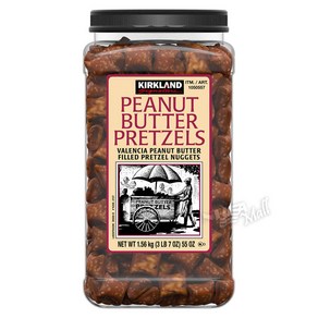 커클랜드 대용량 피넛 버터 프레즐 KIRKLAND FILLED PRETZELS PEANUT BUTTER 1.56kg, 1개