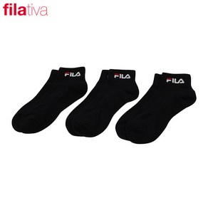 [FILA] 휠라 성인 양말 세트 FV4SCC9331X_BLK, 240, 1개