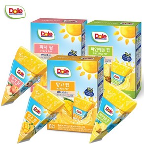 Dole 돌 후룻팝 3팩(피치1+파인애플1+망고1)/100%과즙