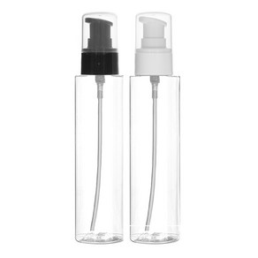 [묶음 1-10개] 에센스 펌프용기 120ml~500ml 허브스프레이공병, 10개, 150ml 각투명용기 흰색캡