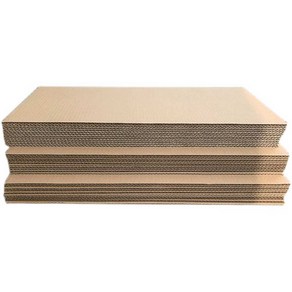 판 골판지 두꺼운 보드 공예 박스지 택배박스 용지, 3겹 얇은 두께 약 2mm 30x30cm24