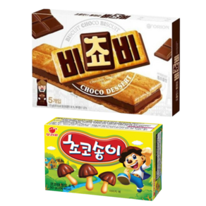 비쵸비+초코송이, 9개, 75g