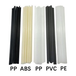 플라스틱 용접봉 ABS/PP/PVC/PE 200mm 길이 용접 스틱 5x2mm 용접기용 5/개, 4) 5pcs - PE, 5개