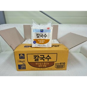 면사랑 칼국수 1.15kg (230g x 5개) 8입 냉동 생면 면발 쫄깃한 면발 업소용, 230g, 5개