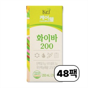 케어웰 화이바 200, 48개, 200ml