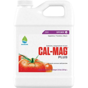 Botanicae HGC732110 Cal-Mag Plus 칼슘 마그네슘 및 철분 식물 보충제 32oz, 1개, 907.185g