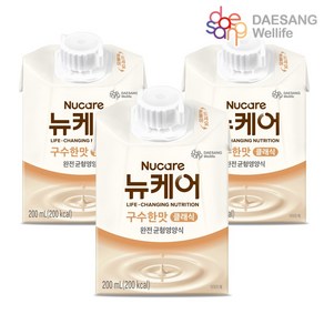 대상웰라이프 뉴케어 구수한맛, 200ml, 30개