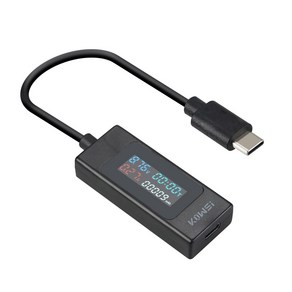 USB C타입 전류 전압 측정 테스트기 IH727, 1개