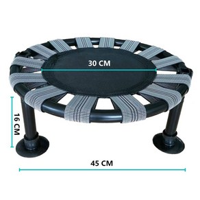 미니 트램폴린 점핑 방방이 홈트 실내 가정용 운동, 1개