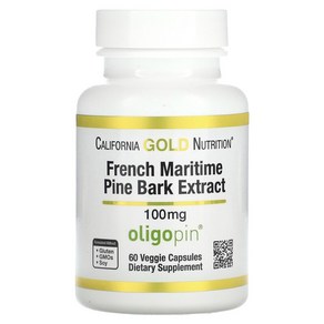 California Gold Nutrition cgn 캘리포니아골드 프랑스 해송 껍질 올리고핀 french maritime pine bark extract