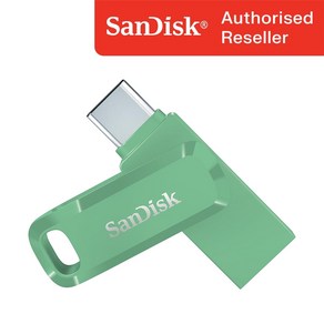 샌디스크 USB 메모리 DDC3 그린 C타입 OTG 3.2 대용량, 128GB