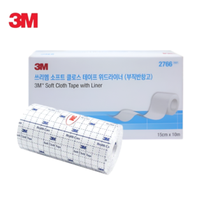 3M 부직포 반창고 소프트 클로스 테이프 2766 (15cm*10m), 1개, 1개입