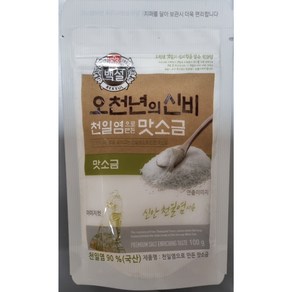 백설 오천년의 신비 천일염으로 만든 맛소금, 1개, 100g