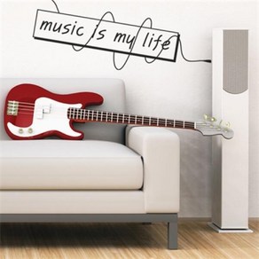 아트박스/꾸밈 pc034-Music is my life, 색상 초콜릿브라운