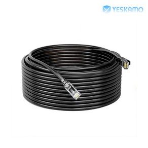 YESKAMO 예스카모 500만화소 증설용 POE CCTV 전용 단품 카메라, 50M 전용 랜선, 1개