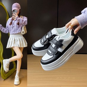 여자 벨크로 운동화 통굽스니커즈5cm