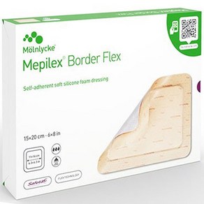 메피렉스 보더플렉스 15 x 20 cm (5장/개) [대리점직영 광고심의필 정품확인] Mepilex border flex 병원용 욕창 궤양 수술후 상처 화상 진물 상처관리 전문제품