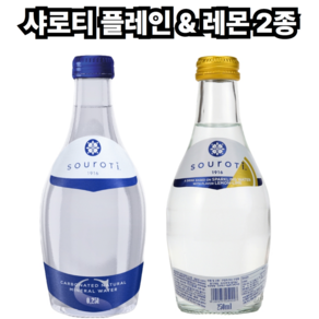 쿨앤드몰 샤로티 2가지맛 플레인 / 레몬향앤드라임, 12개, 250ml