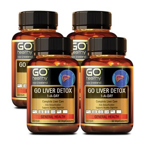 GO healthy NEW ZEALAND LIVER DETOX 고헬씨 뉴질랜드 리버 디톡스 원 어데이 60캡슐 4팩