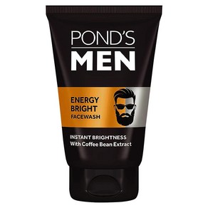 POND'S 남성용 에너지 브라이트 페이스 워시 커피콩 밝은 피부 50g