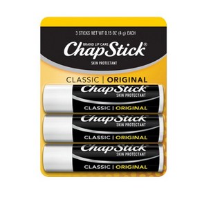 Chapstick 챕스틱 클래식 오리지널 립밤, 3개, 클래식 오리지날