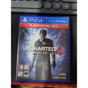 언차티드4 해적왕과 최후의 보물 (UNCHARTED4) 플스 PS4 플레이스테이션 4 정품 게임 타이틀 팩 한글판 (플스5 호환 가능 국내 배송)