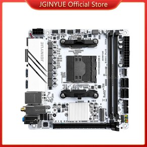 JGINYUE AMD AM4 ITX 마더보드 Ryzen R3 R5 R7 R9 1 2 3 4/5 시리즈 CPU DDR4 RAM 데스크탑 PC PCI-E 3.0 B350i PL