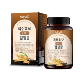 뉴트리올 맥주효모 플러스 검정콩, 1개, 180정