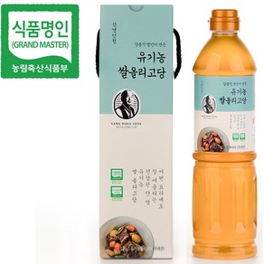 강봉석 명인 유기농 쌀올리고당 1.2kg/대한민국 식품명인 제32호/유기농쌀 올리고당 명절선물세트, 1개, 1.2kg