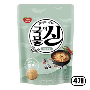 동원 국물의신 매콤한알 100g(4gx25입) x 4개, 100g