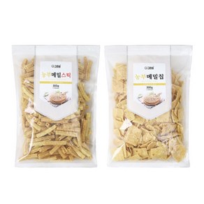 그리심 메밀과자 메밀칩 300g + 메밀스틱 300g 곡물간식