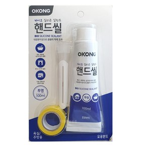 오공 바이오 핸드씰 투명 100ml, 8개