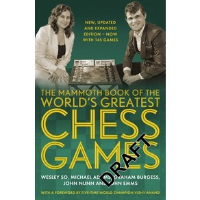 (영문도서) The Mammoth Book of the Wold's Geatest Chess Games: New Edn Papeback, Robinson Pess, English, 9781472146229