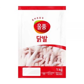 올품 뼈있는 통닭발 1kg 생닭발 냉장 손질닭발, 닭발 1kg, 1개