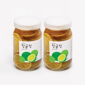 허밍테이블 청귤청 (유기농원당 수제청 청귤차 청귤에이드), 500g, 2개, 1개입