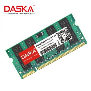 DASKA DDR2 2GB 4GB RAM Sodimm 노트북 메모리 PC2-5300/6400 800 667mhz 200 핀 1.8V 수명 보증, [01] 2GB 667MHz, 01 2GB 667MHz, 1개